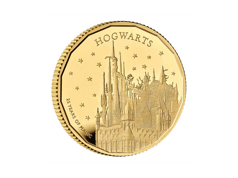 Hogwarts 2023 UK 1/4oz Gold Proof Coin or £700 in tax free cash