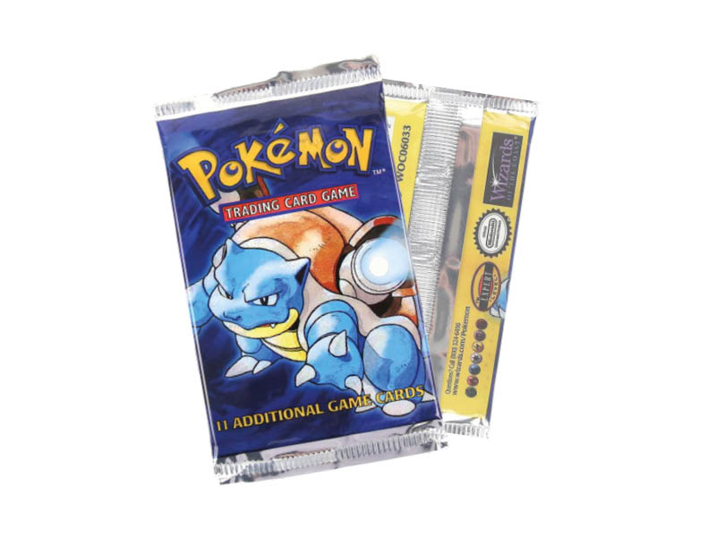 1999 Pokemon base set booster pack Blastoise or £220 in tax free cash