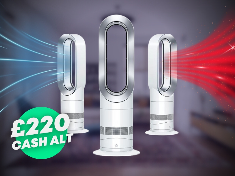 Win a Dyson AM09 Hot+Cool™ Jet Focus or £220 tax free cash